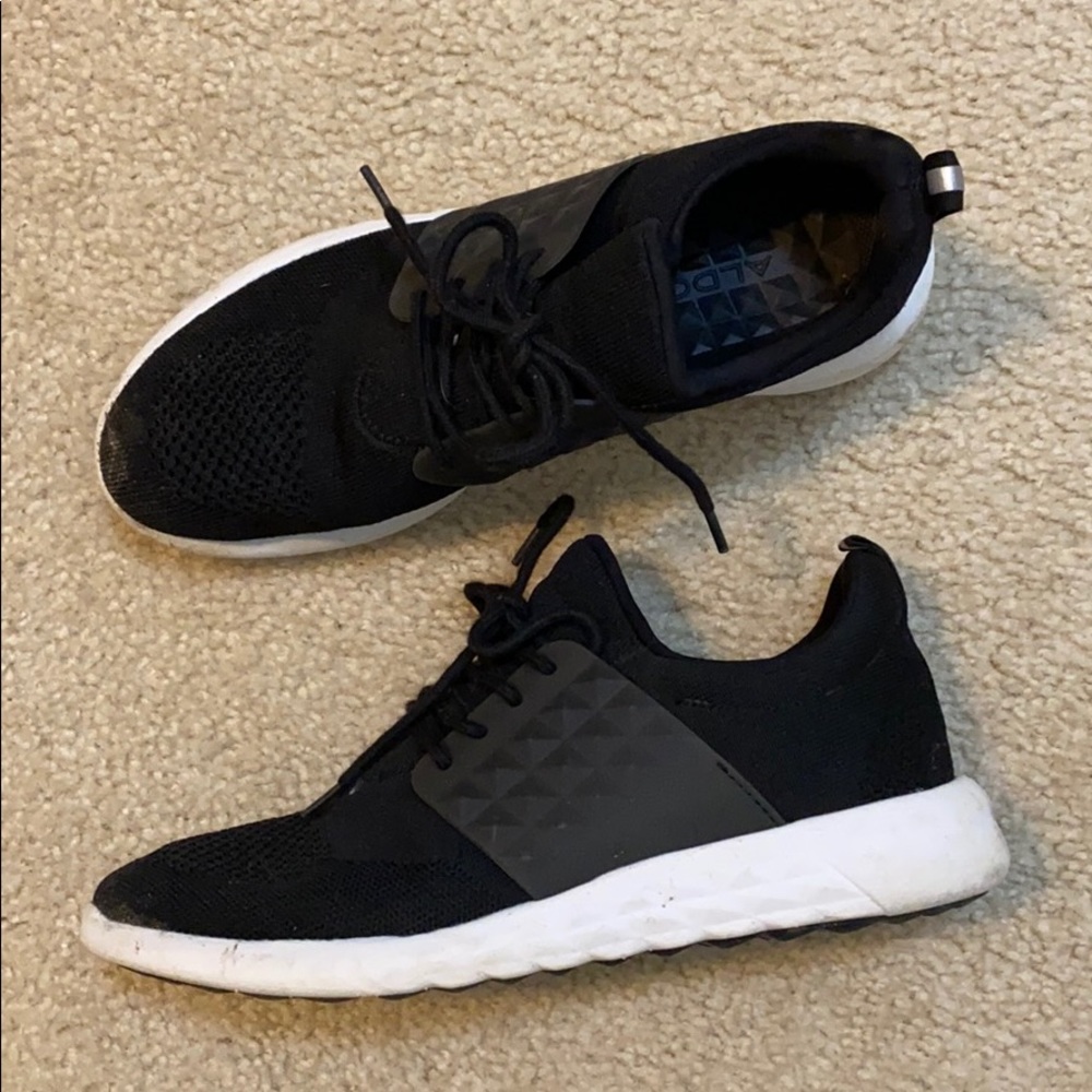 Aldo black and white sneakers